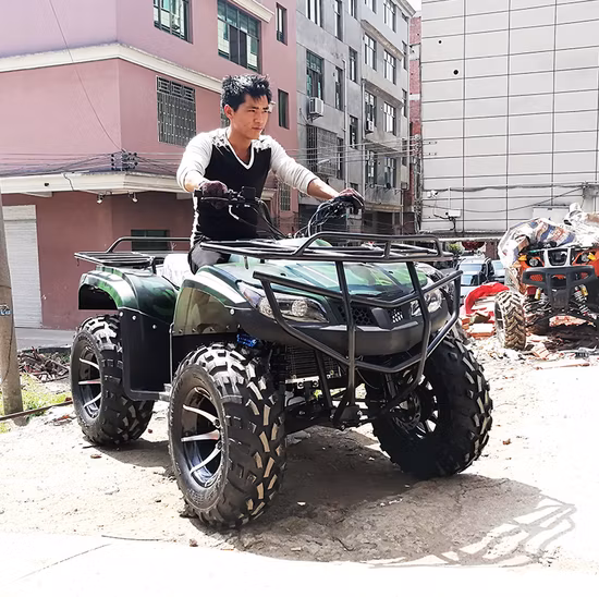 La retroexcavadora automática 400cc 4X4 LED japonesa 110 alarga y espesa el amortiguador ATV